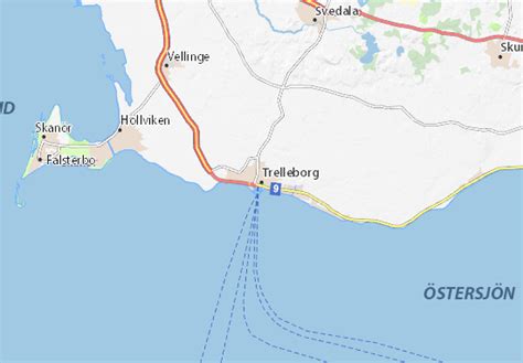 MICHELIN Trelleborg map - ViaMichelin