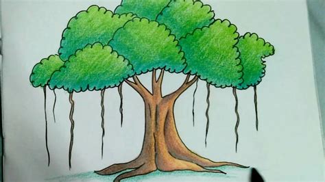 Aggregate 130+ easy banyan tree drawing latest - seven.edu.vn