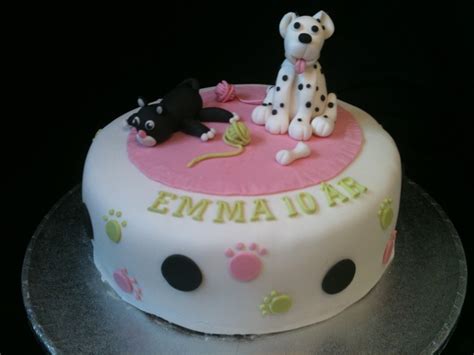 Dog And Cat Birthday Cake - CakeCentral.com