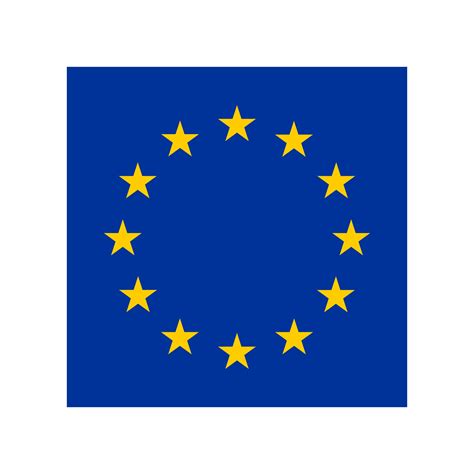 European Union flag with blue background and yellow stars 3330775 Vector Art at Vecteezy