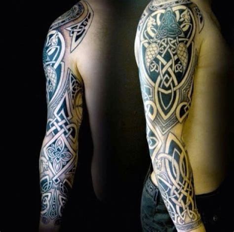 40 Celtic Tattoos For Men - Cool Knots And Complex Curves