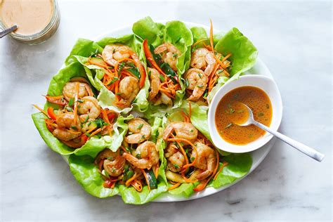 Shrimp Lettuce Wraps Recipe — Eatwell101