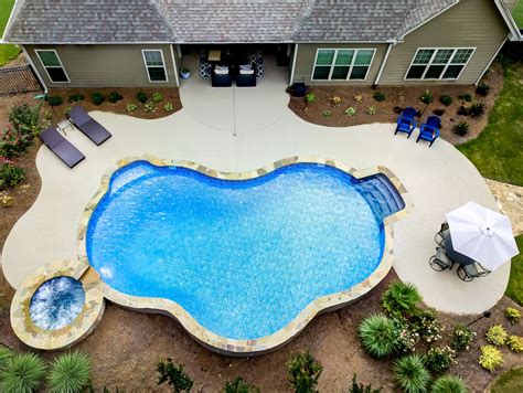 Inground Vinyl Liner Pools - Atlanta & Jonesboro | Hilltop Pools and Spas in 2020 | Pools ...