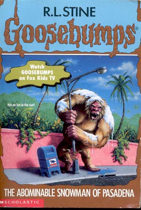 The Abominable Snowman of Pasadena by R. L. Stine- Goosebumps series- pb | Books and magazines ...