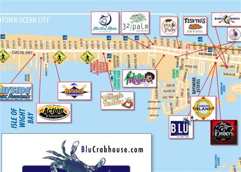 Local Maps | Ocean City Md Chamber Of Commerce throughout Printable Map ...