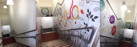 School Wall Graphics Installation at New Islington | Hive Education ...