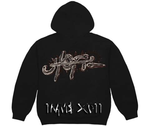 UTOPIA BLACK HOODIE - TRAVIS SCOTT