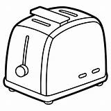 Toaster coloring page Outline Book Line Art Drawing  sketch template