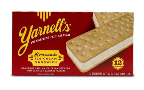 Yarnell's® Homemade Vanilla Ice Cream Sandwiches, 12 ct - Kroger