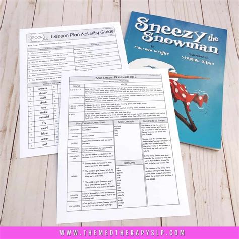 Sneezy the Snowman Story Retell Prop Kit - thedabblingspeechie