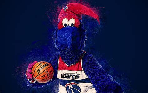 1920x1080px, 1080P free download | G-Wiz, official mascot, Washington Wizards art, NBA, USA ...