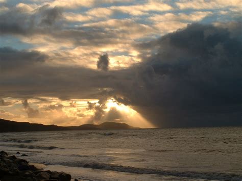 Photo: Stormy weather Peel Isle of Man