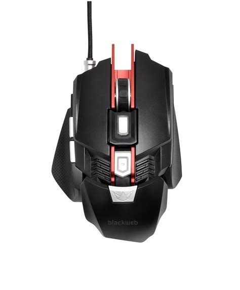 BlackWeb RGB Programmable Gaming Mouse with Adjustable Palm Rest - Walmart.com