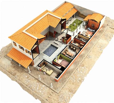 Some comfy Roman villas | Roman house, Ancient roman houses, Courtyard house plans