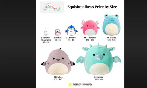 Squishmallow Size Chart: Finding the Perfect Size for Your Squishy Companion