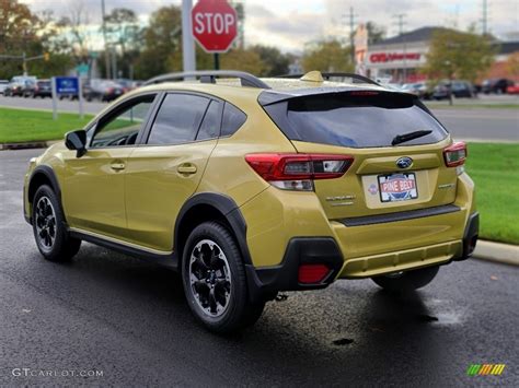 2021 Plasma Yellow Pearl Subaru Crosstrek Premium #140039444 Photo #4 | GTCarLot.com - Car Color ...