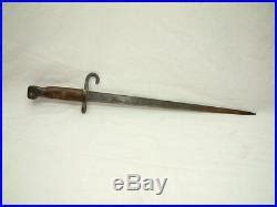 Bayonet / Sword / Dagger Dutch Netherlands MARKED Triangular Blade 1895 ...