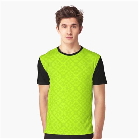 'Pattern - Bright Green' Graphic T-Shirt by LibexClothing in 2021 ...