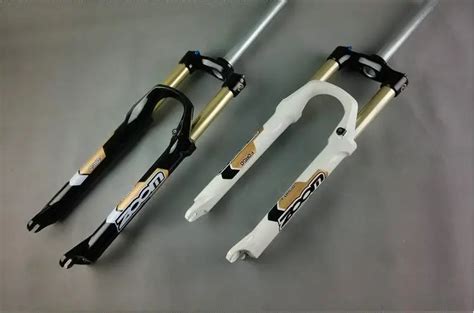 MTB front fork Travel 100mm oil spring Front suspension mountain bike ...