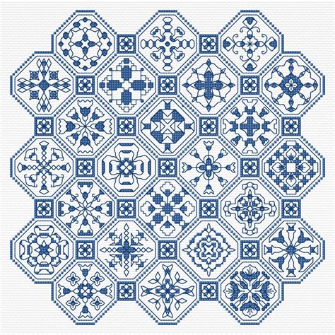 Blackwork Panel 3 PDF download pattern chart