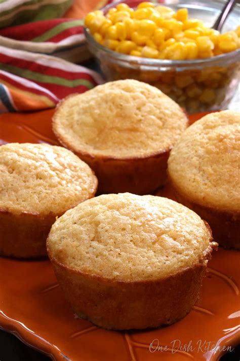 Small Batch Corn Muffins - One Dish Kitchen