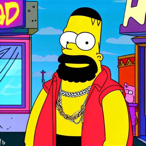 Dj Khaled in Simpsons : r/weirddalle