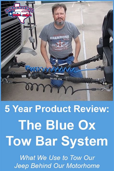 Blue Ox Tow Bar 5 Year Review | Rv life, Motorhome, Rv parks