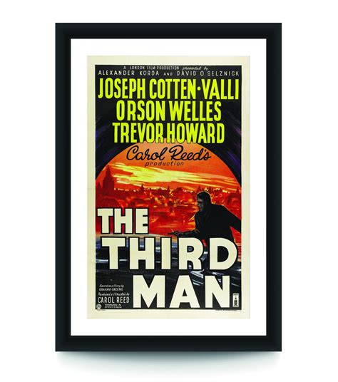 Vintage The Third Man Poster Classic Foreign Film Poster | Etsy