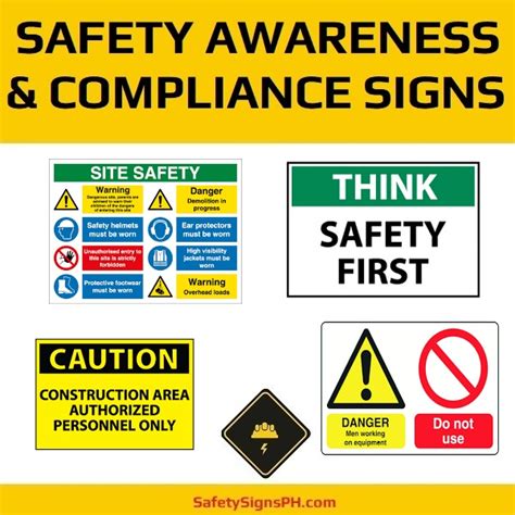 Safety Awareness & Compliance Signs - SafetySignsPH.com Philippines