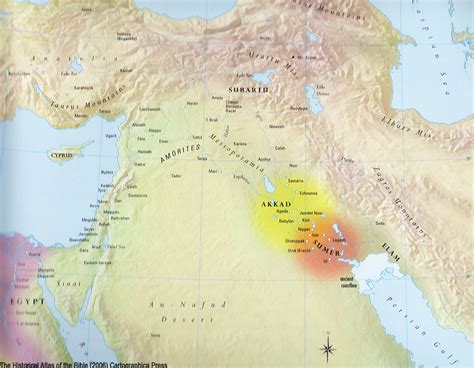 Map Of The Ancient Near East Biblical