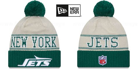 New York Jets 2023 HISTORIC SIDELINE Knit Beanie Hat