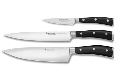 Wusthof Classic Ikon Rebrand 3 Piece Cook's Set