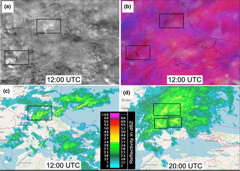 Satellite and radar images on 27 November 2018. a High Resolution ...