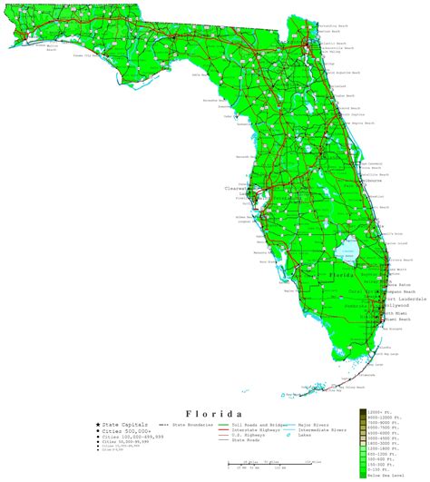 Maps | Planning For Sea Level Rise In The Matanzas Basin - Florida Elevation Map - Printable Maps