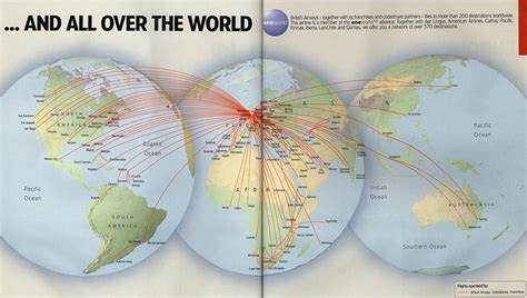 British Airways Route Map Map Of The World | Images and Photos finder