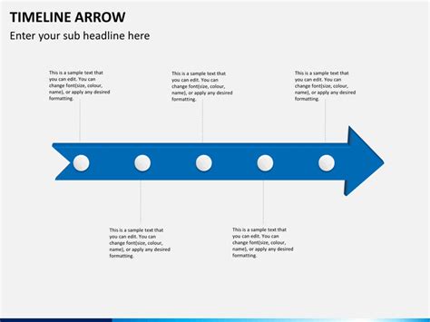 Timeline Arrow Diagram PowerPoint and Google Slides Template - PPT Slides