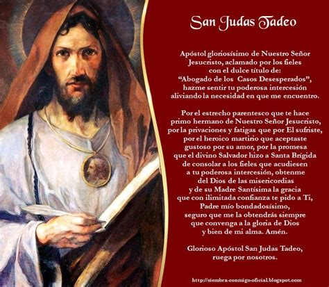 San Judas Tadeo | Prayers, Novena, Jesus