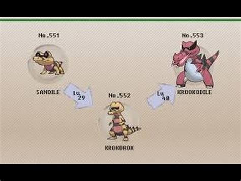 Pokemon Black Sandile Evolution Chart - Citas Para Sexo En Murcia