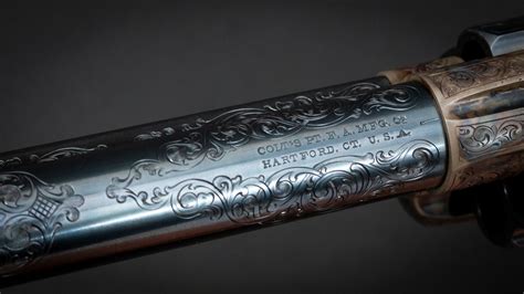 Colt SAA Revolver, Engraved by Lee Griffiths - Turnbull Restoration