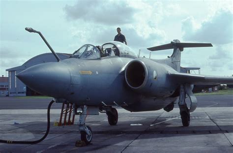 South African Air Force 4 April 1991 Buccaneer stand ready to fly her last flight to the SAAF ...