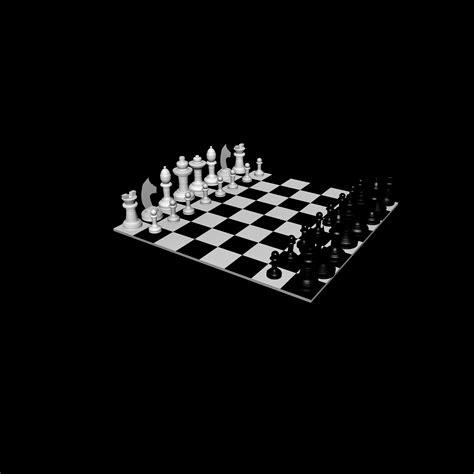 chess coins in 3d modelling on Behance