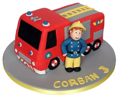 Fireman Sam Cake | Fireman sam cake, Fireman sam birthday cake, Fireman cake