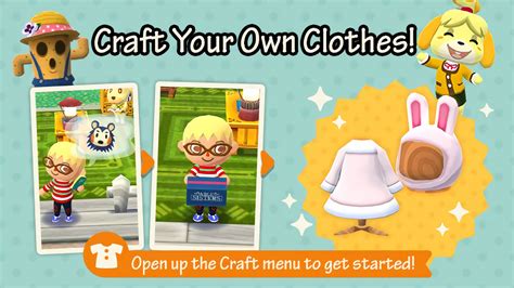 You can finally craft your own clothing in Animal Crossing: Pocket Camp, more updates coming ...