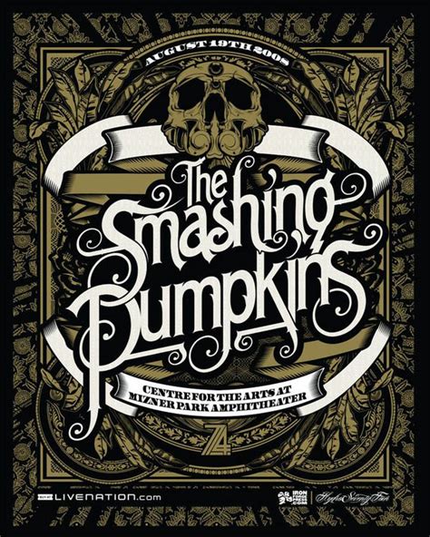 Smashing Pumpkins Poster on Behance | Band posters, Concert posters, Gig posters