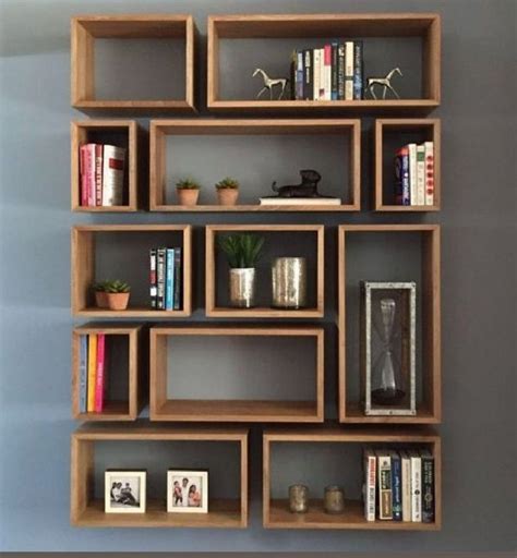 Wall Bookshelf Wall Shelves Living Room Bookshelves - Etsy | Étagères murales uniques, Meuble à ...