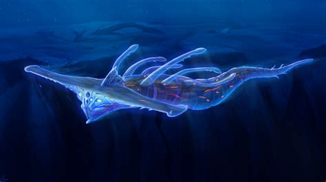 Subnautica - Ghost leviathan by quvr on DeviantArt