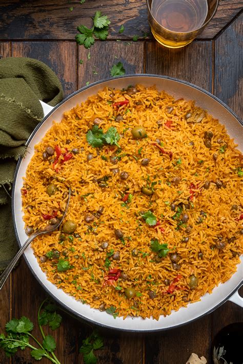 Vegan Puerto Rican Rice (Arroz con Gandules) - Make It Dairy Free