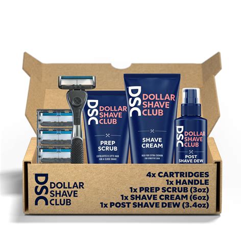 Buy Dollar Shave Club6-Blade Ultimate Shave Bundle | Diamond Grip Club ...