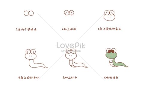 Snake stick figure steps illustration image_picture free download 401697629_lovepik.com