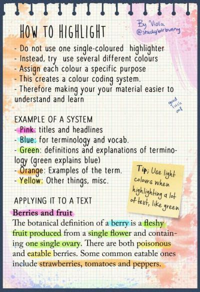 Color-Coded Notes, Key, Importance, How to Color Code - Leverage Edu